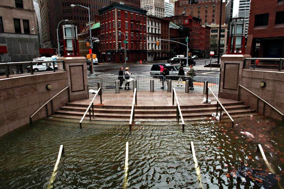 Photo of Hurricane Sandy floodings