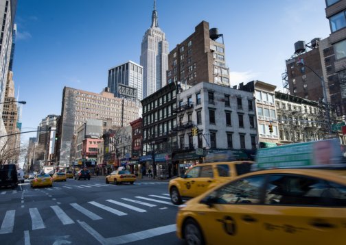 Photo of street view of New York City
