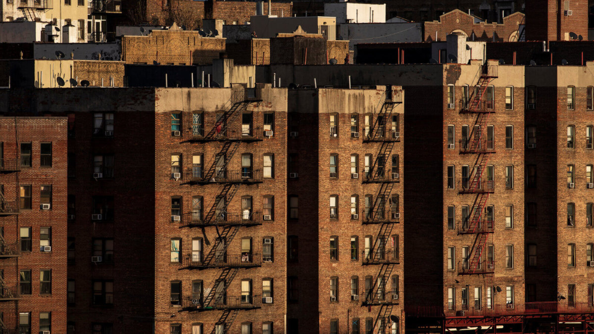 Photo of New York City apartment buildings