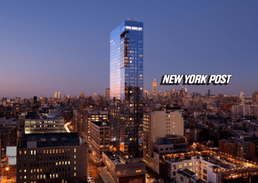 Photo of New York Post on New York City skyline