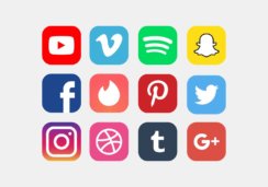 Photo of social media logos