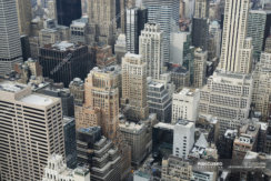 Photo of New York City buildings from above